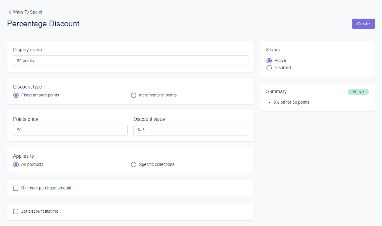 Discount Value, Percentage Discount - Lily
